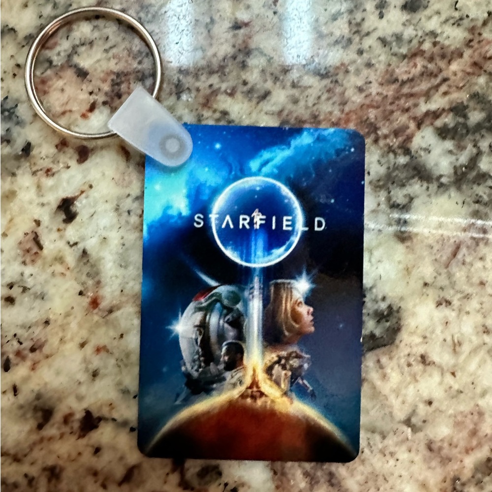 Starfield Constellation Bethesda beautiful Keychain gift!